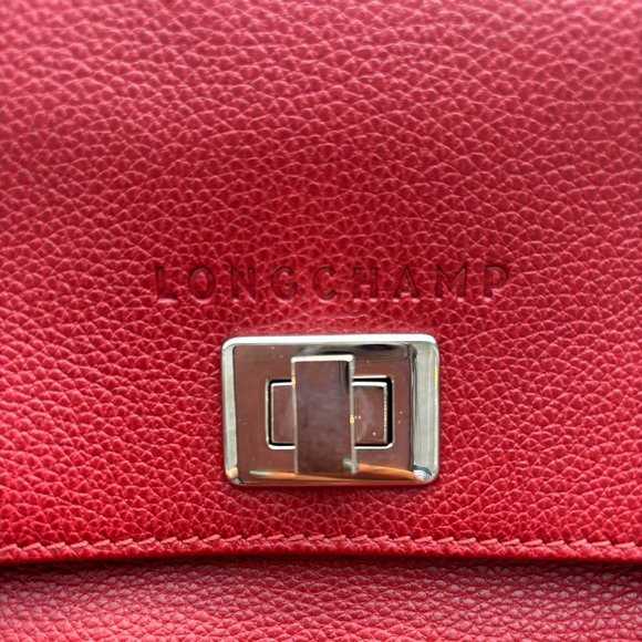 Red Longchamp laptop bag/briefcase - Picture 3 of 7